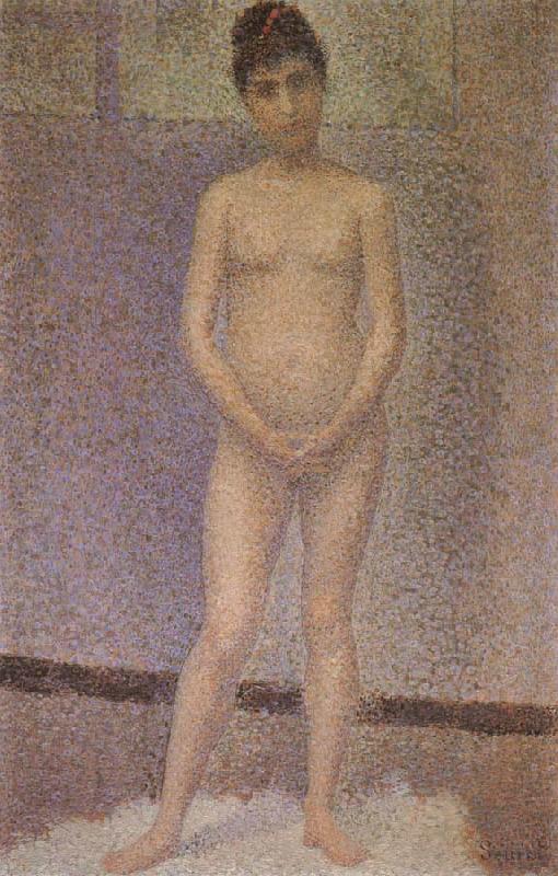 Georges Seurat A standing position of the Obverse